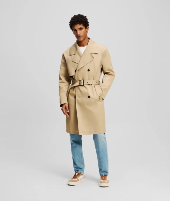 ABRIGO TRENCH CON CAPUCHA ABRIGO TRENCH CON CAPUCHA