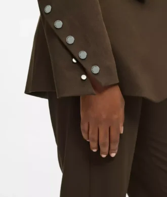 Blazer con botones a presión