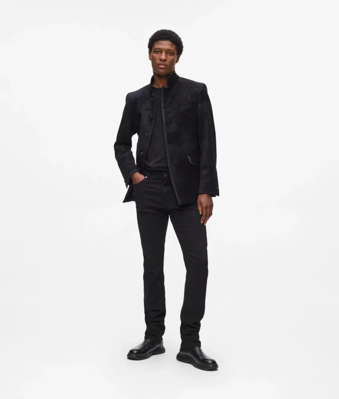 Blazer con cuello alto Blazer con cuello alto