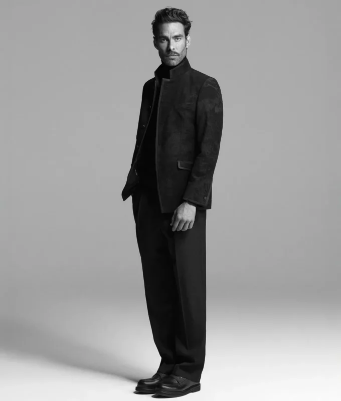 Blazer con cuello alto Blazer con cuello alto