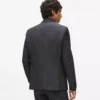 Blazer con cuello de satén Blazer con cuello de satén