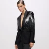 Blazer con lentejuelas de KL Studio