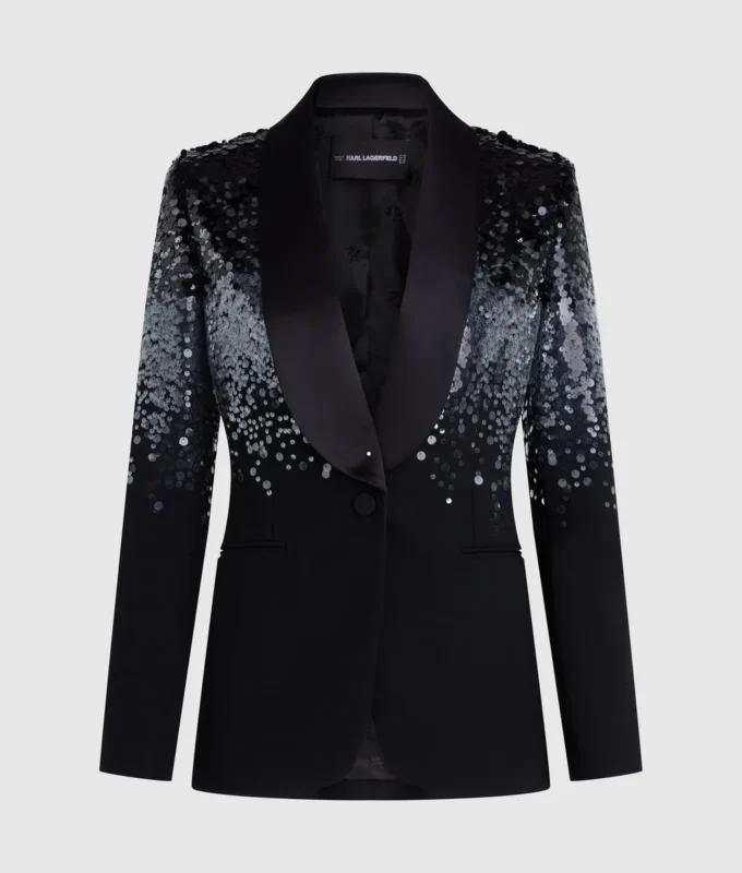 Blazer con lentejuelas de KL Studio