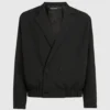 Blazer corto de doble botonadura Blazer corto de doble botonadura