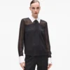 Blusa con detalle de lazo Blusa con detalle de lazo