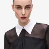 Blusa con detalle de lazo Blusa con detalle de lazo