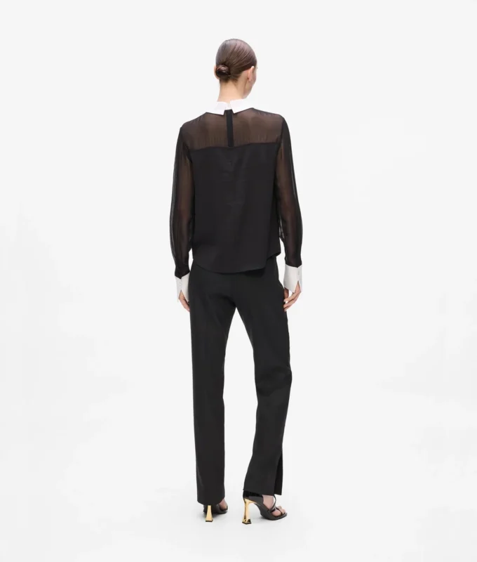 Blusa con detalle de lazo Blusa con detalle de lazo