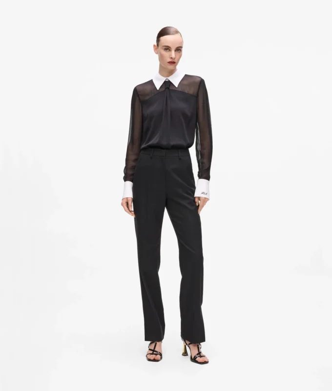 Blusa con detalle de lazo Blusa con detalle de lazo