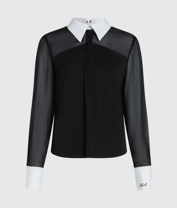 Blusa con detalle de lazo Blusa con detalle de lazo