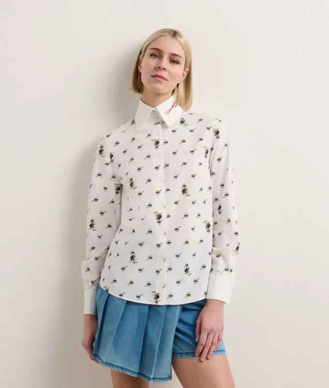 BLUSA CON ESTAMPADO INTEGRAL DISNEY X KL BLUSA CON ESTAMPADO INTEGRAL DISNEY X KL