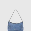 Bolso bandolera con hebillas de denim Bolso bandolera con hebillas de denim