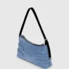 Bolso bandolera con hebillas de denim Bolso bandolera con hebillas de denim