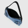 Bolso bandolera con hebillas de denim Bolso bandolera con hebillas de denim
