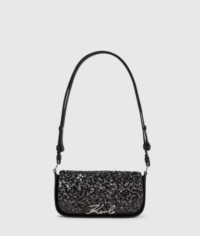Bolso bandolera con lentejuelas K/Signature Bolso bandolera con lentejuelas K/Signature