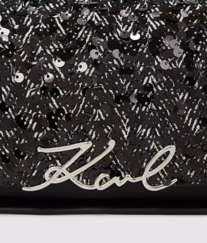 Bolso bandolera con lentejuelas K/Signature Bolso bandolera con lentejuelas K/Signature