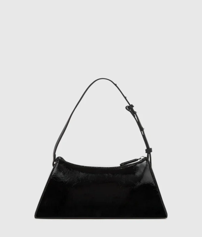 Bolso bandolera con logotipo geométrico brillante Bolso bandolera con logotipo geométrico brillante
