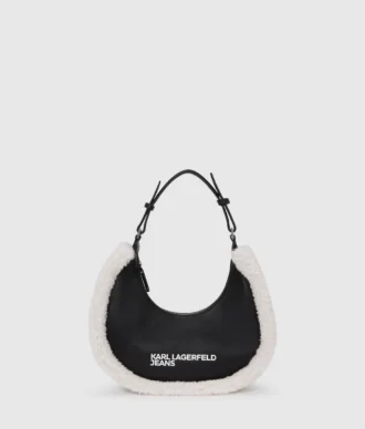 Bolso bandolera con luna de piel de oveja