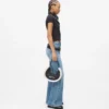 Bolso bandolera con luna de piel de oveja Bolso bandolera con luna de piel de oveja