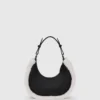 Bolso bandolera con luna de piel de oveja Bolso bandolera con luna de piel de oveja