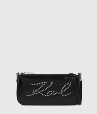 Bolso bandolera con tachuelas K/Signature