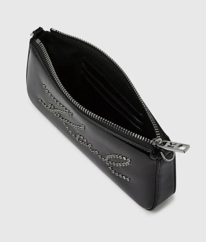 Bolso bandolera con tachuelas K/Signature Bolso bandolera con tachuelas K/Signature