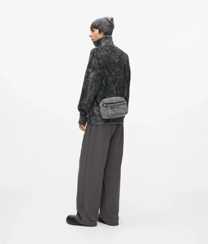 Bolso bandolera de denim lavado Bolso bandolera de denim lavado