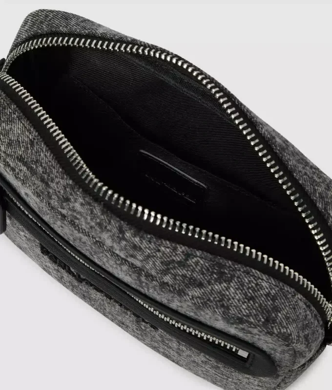 Bolso bandolera de denim lavado Bolso bandolera de denim lavado