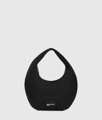 Bolso bandolera de nailon brillante