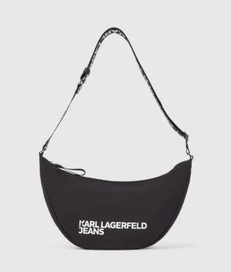 Bolso bandolera de nailon con logotipo