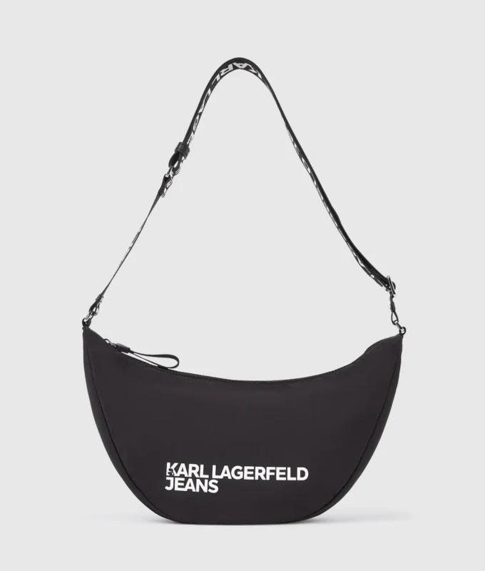 Bolso bandolera de nailon con logotipo Bolso bandolera de nailon con logotipo