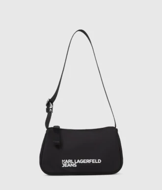 Bolso bandolera de nailon con logotipo