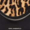 Bolso bandolera K/Hardware con estampado de leopardo Bolso bandolera K/Hardware con estampado de leopardo
