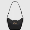 Bolso bandolera mediano con cremallera K/Signature Bolso bandolera mediano con cremallera K/Signature