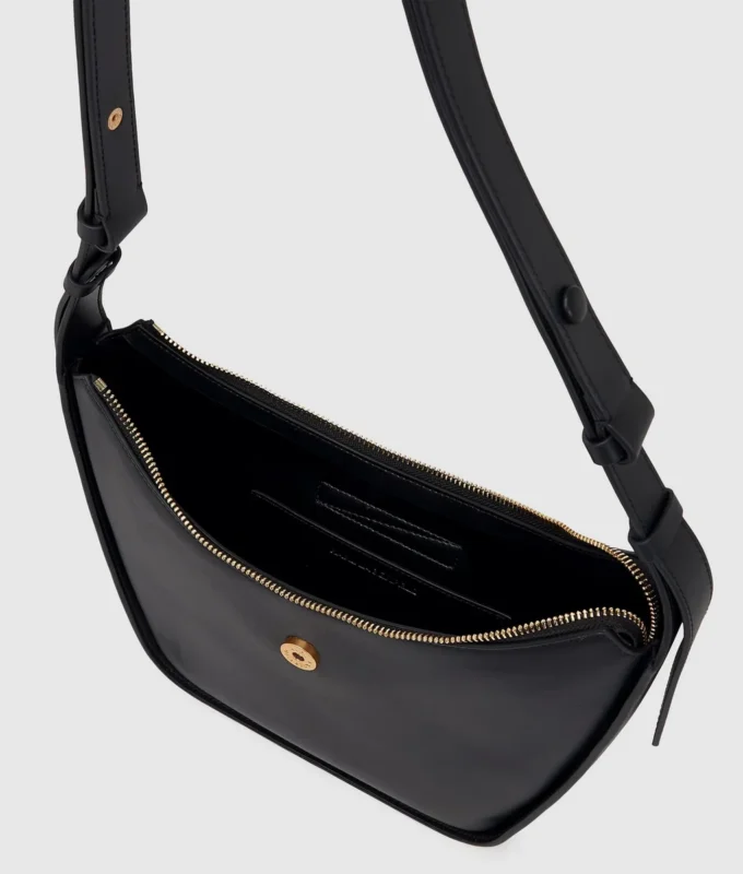 Bolso bandolera mediano con cremallera K/Signature Bolso bandolera mediano con cremallera K/Signature
