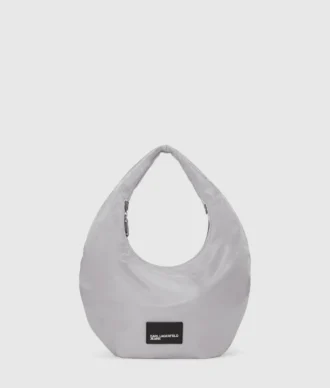 Bolso bandolera metálico de nailon