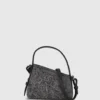 Bolso bandolera mini Geo de denim Bolso bandolera mini Geo de denim
