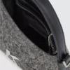 Bolso bandolera mini Geo de denim Bolso bandolera mini Geo de denim
