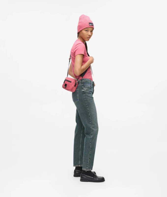 Bolso bandolera para cámara con logotipo en forma de caja Bolso bandolera para cámara con logotipo en forma de caja