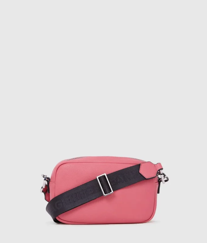 Bolso bandolera para cámara con logotipo en forma de caja Bolso bandolera para cámara con logotipo en forma de caja