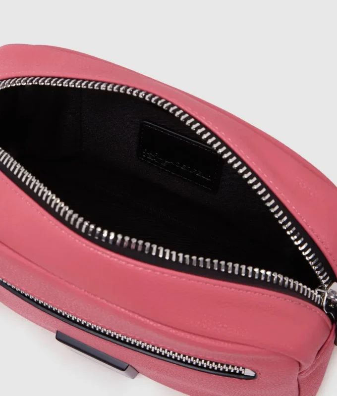 Bolso bandolera para cámara con logotipo en forma de caja Bolso bandolera para cámara con logotipo en forma de caja