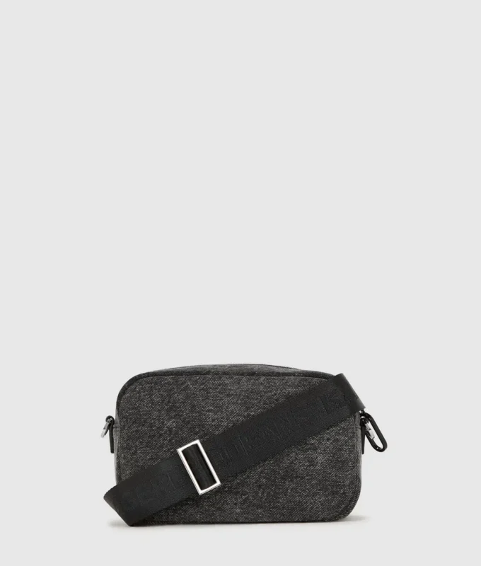 Bolso bandolera para cámara de denim Bolso bandolera para cámara de denim