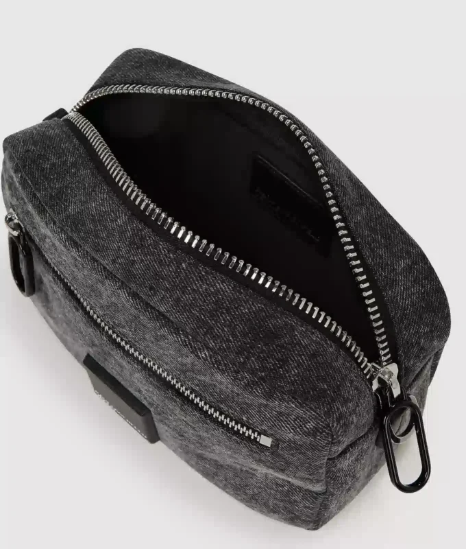 Bolso bandolera para cámara de denim Bolso bandolera para cámara de denim