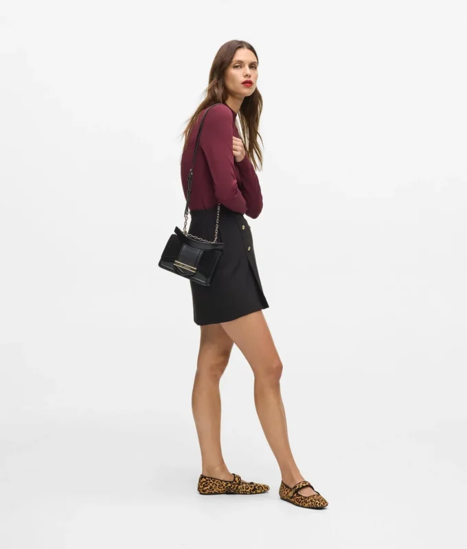 Bolso bandolera pequeño de ante K/Nova Bolso bandolera pequeño de ante K/Nova