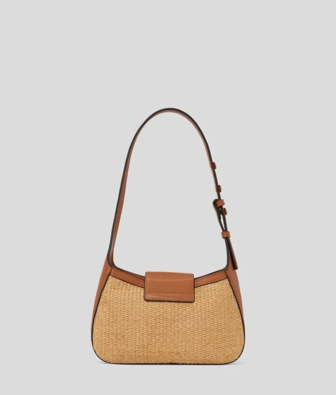 Bolso bandolera pequeño tejido K/Signature