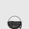 Bolso bandolera redondo con lentejuelas K/Signature