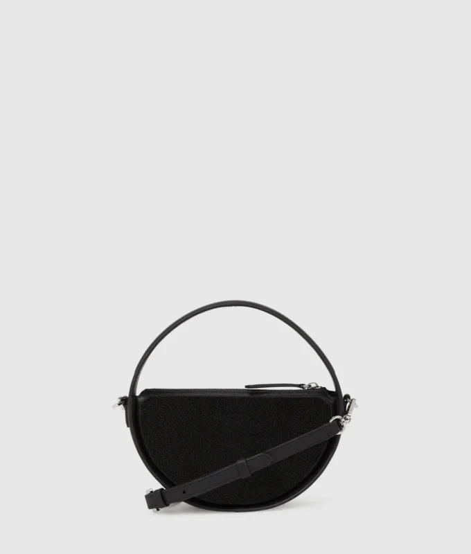 Bolso bandolera redondo con lentejuelas K/Signature