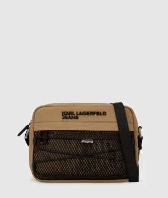 Bolso bandolera utilitario con cordón