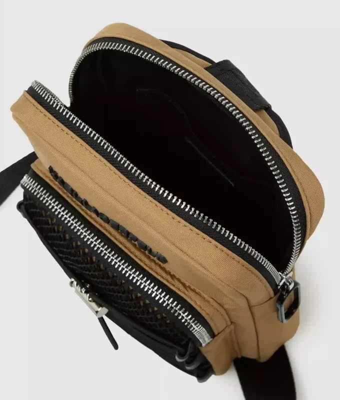 Bolso bandolera utilitario con cordón Bolso bandolera utilitario con cordón