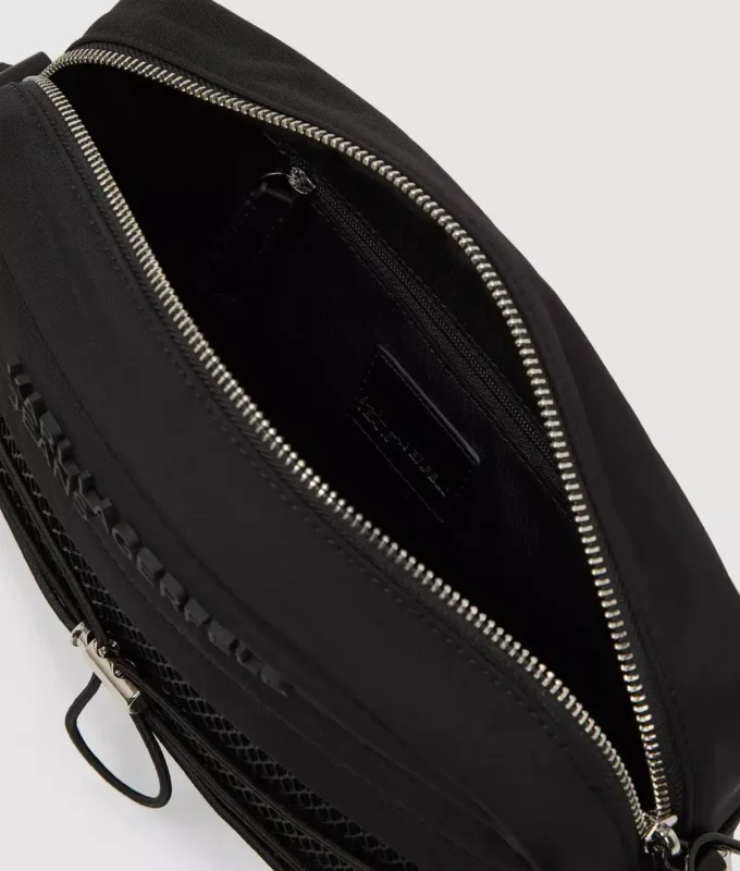 Bolso bandolera utilitario con cordón