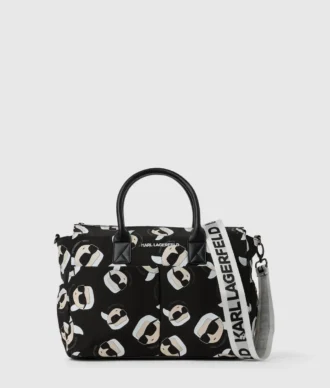 Bolso cambiador con estampado integral Baby Ikon